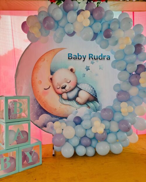 baby welcome balloon decorations