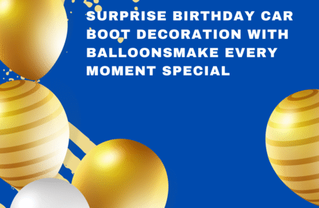 Surprise Birthday Car Boot Decoration with Balloons