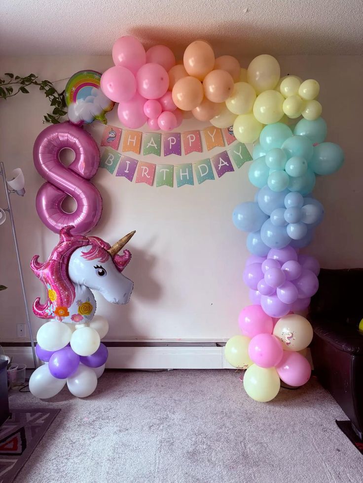 Unicorn theme Birthday